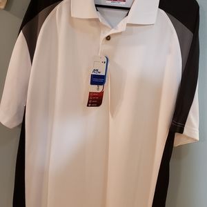 Grand Slam Air Flow White and Black Large Polo